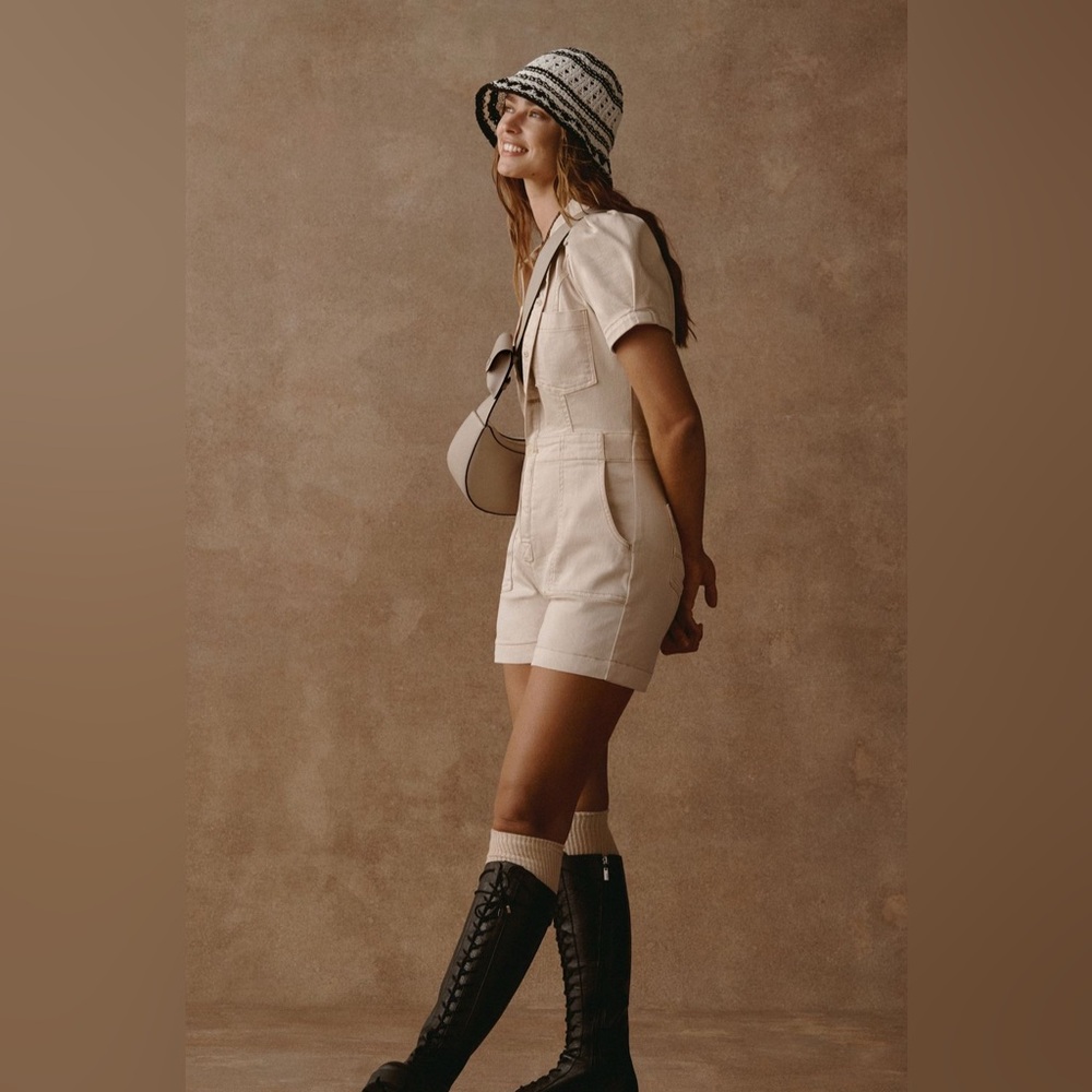 The Kit Utility Romper Anthropologie NWT- Size 6 $138